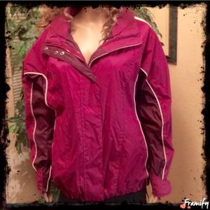 Purple Jacket Lined with Hood sz lg